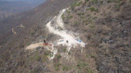 Drilling the Media Luna target at Torex Gold Resources' Morelos gold deposit, 180 km southwest of Mexico City, Mexico. Photo by Torex Gold resources