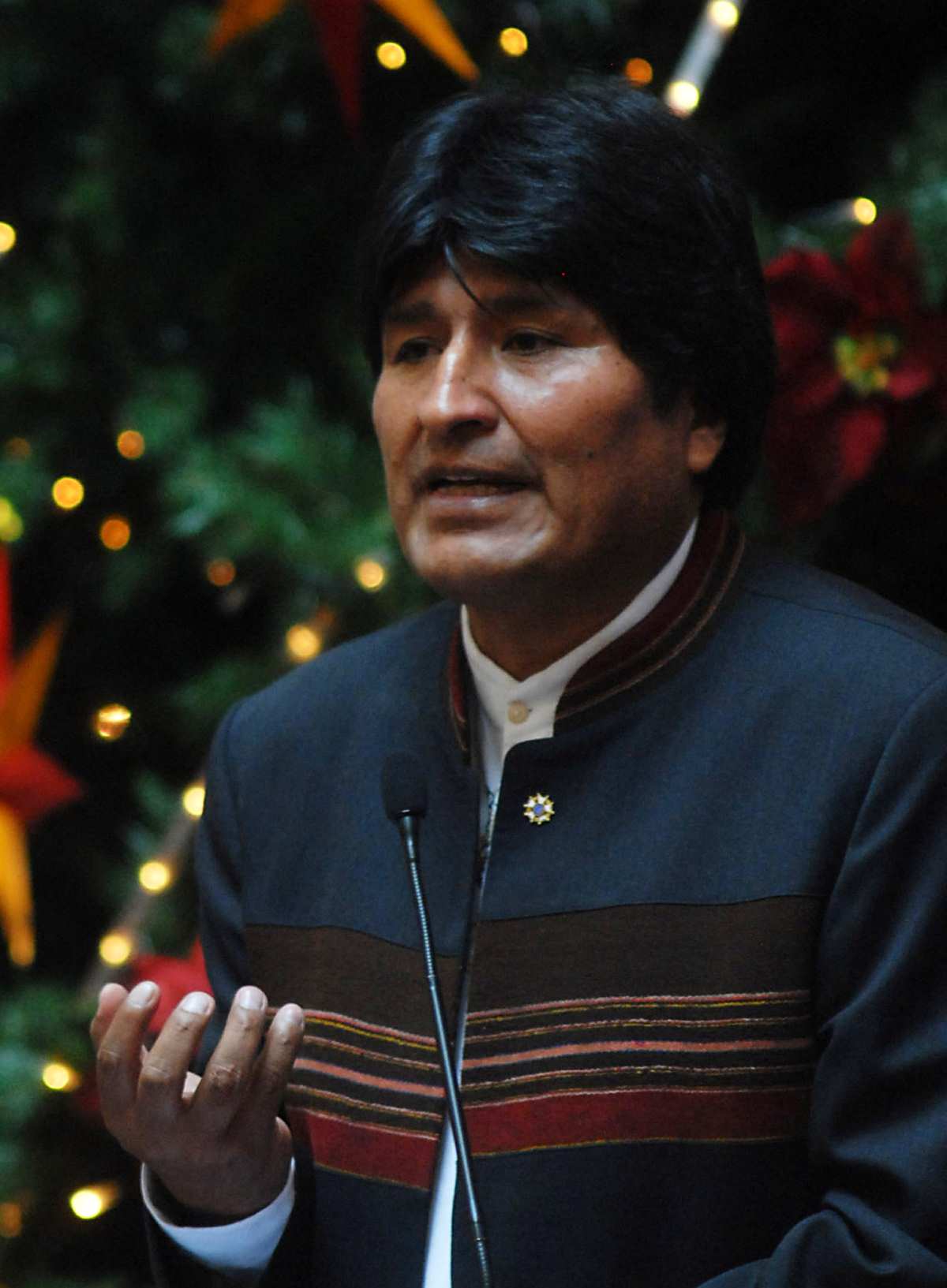 Bolivian President Evo Morales.