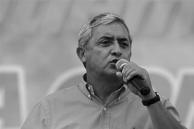 Guatemala's president, former military general Otto Perez Molina.