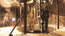 Sinking the Gaumond exploration shaft at Goldcorp's lonore gold project. Photo by Goldcorp