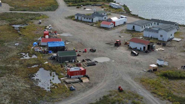 The exploration camp at Seabridge Gold's Courageous Lake gold project in the Northwest Territories, 240 km northeast of Yellowknife. Photo by Seabridge Gold