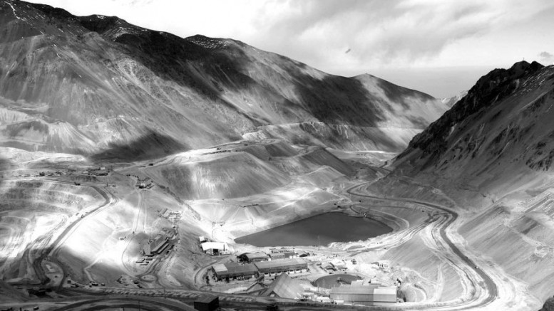 Anglo American's Los Bronces copper mine in Chile, whose ownership is being split four ways under a newly struck settlement with Codelco. Photo by Anglo American