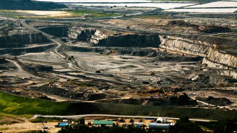 Mining operations at Osisko Mining's Canadian Malartic gold mine in Malartic, Quebec.Photo by Daniel Rompr