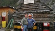 Canadian Zinc VP of exploration and COO Alan Taylor (left) and equipment operator Jason Matt at the Prairie Creek zinc-silver-lead mine in the Northwest Territories. Photo by Anthony Vaccaro