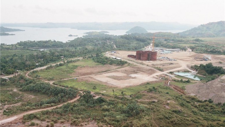 Construction at CGA Mining's Masbate gold mine in the Philippines in 2008. Photo by John Cumming