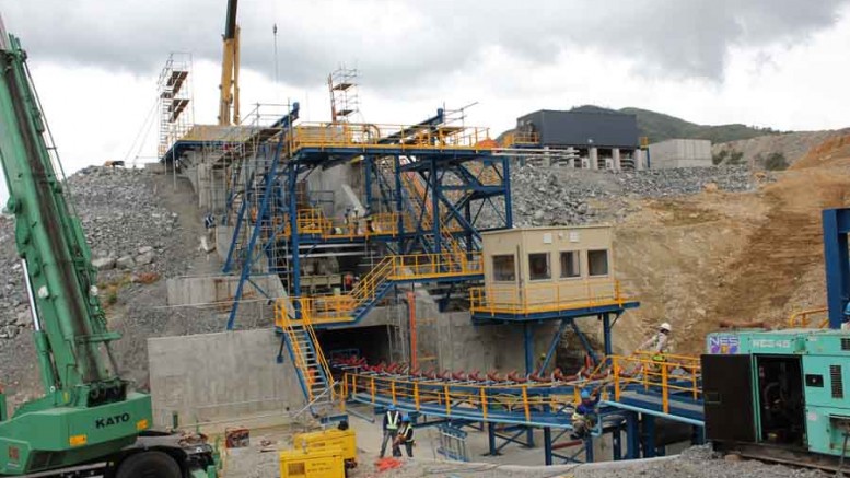 Crushing facilities at OceanaGold's Didipio copper-gold project on Luzon Island in the northern Philippines. Photo by OceanaGold