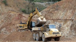 Construction at Petaquilla Minerals' Molejon gold mine in central Panama. By Petaquilla Minerals.