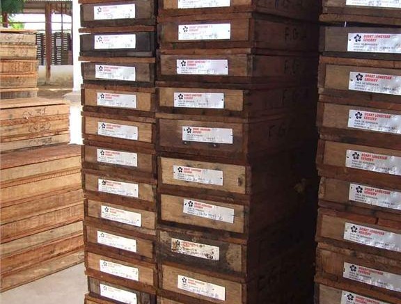 Core boxes stacked at Largo Resources' Maracas vanadium project in Brazil. Source: Largo Resources