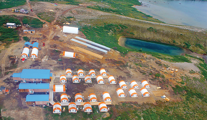 The camp at Quest Rare Minerals' Strange Lake REE project in Quebec. Source: Quest Rare Minerals