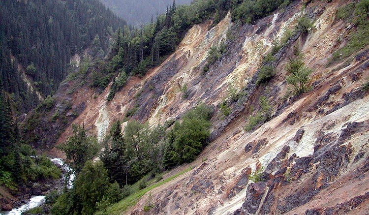 A view of the creek running through Brixton Metals' Thorn property. Source: Brixton Metals