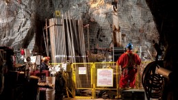 Underground drilling at North American Palladium's Lac des Iles mine. Source: North American Palladium