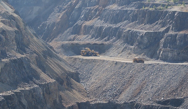 Loading up in a pit at Copper Mountain Mining's namesake copper mine, 20 km south of Princeton, British Columbia. Source: Copper Mountain Mining