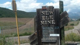 A sign for Cline Mining's New Elk metallurgical coal mine. Source: Cline Mining