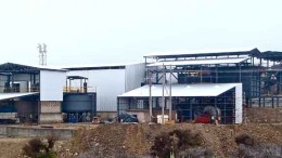 Processing facilities under construction at Santacruz Silver's Rosario silver-gold-zinc-lead project,184 km north of San Luis Potosi city in central Mexico. Source: Santacruz Silver