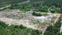 An aerial view of Metanor's Barry open-pit mine, which has since been shut down. Source: Metanor Resources