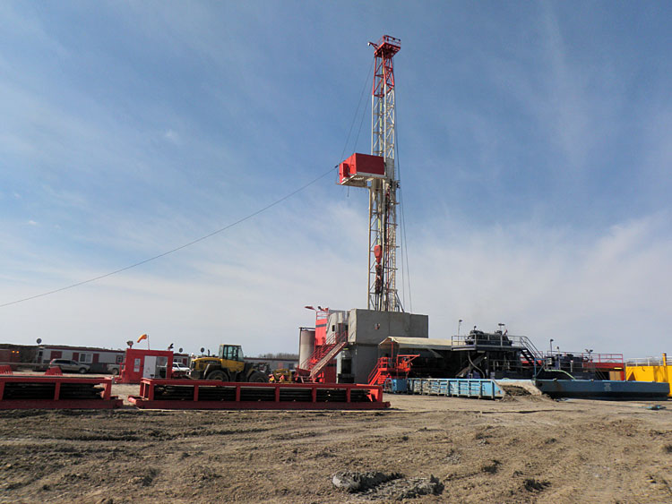 A drill rig at Karnalyte Resources' potash project near Wynyard, Saskatchewan. Source: Karnalyte Resources