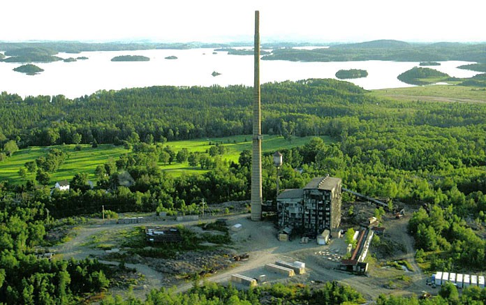 An aerial shot of the historic Beattie gold mine. Source: Clifton Star Resources