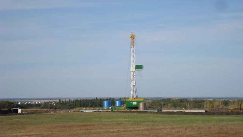 A drill rig at Karnalyte Resources' Wynyard potash project in Saskatchewan. Source: Karnalyte Resources