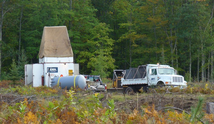 Equipment at the Back Forty project in Michigan. Source: Aquila Resources