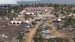 The camp that supports the Fire Lake North project. Source: Champion Iron Mines