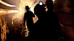 Miners walk through an underground tunnel at Continental Gold's Buritica project. Source: Continental Gold