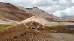 McEwen Mining's Los Azules porphyry copper project in San Juan, Argentina near the Chilean border. Credit: McEwen Mining.