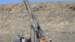 A drill crew at work at Corvus Gold's North Bullfrog gold project in Nevada. Source: Corvus Gold