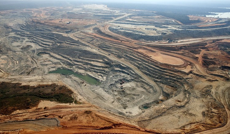 An aerial shot of the Lumwana copper mine. Source: Barrick Gold