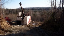 Equipment to study Northern Gold's Garccon deposit, part of the larger Garrison Creek project. Source: Northern Gold