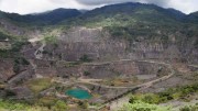 The dormant pit at Panguna in Bougainville.