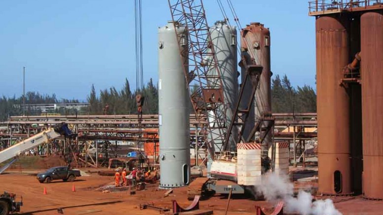 Processing facilities at Sherritt International's Moa nickel-cobalt mine in Cuba. Source: Sherritt International