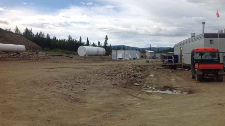 The exploration campsite at Victoria Gold's Dublin Gulch gold property in the Yukon. Photo by Matthew Keevil