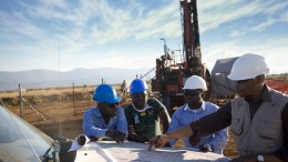 Ivanplats staff strategize their next move at the Platreef project in South Africa. Source: Ivanplats