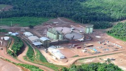 The processing plant for Luna Gold's  Aurizona gold mine in Brazil. Source: Luna Gold