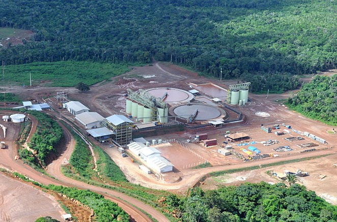 The processing plant for Luna Gold's  Aurizona gold mine in Brazil. Source: Luna Gold