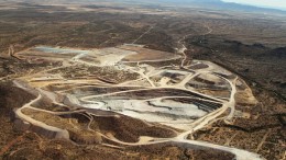 An aerial shot of AuRico's El Chanate mine in Sonora, Mexico. Source: AuRico Gold