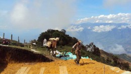 A target platform at La Garrucha. Source: Bellhaven Copper & Gold