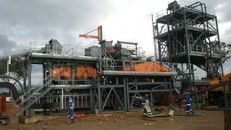 Processing facilities at Tiger Resources' Kipoi project in the Democratic Republic of Congo. Source: Tiger Resources