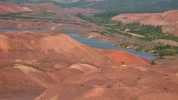 The surface of Labrador Iron Mines' Redmond iron ore deposit in the Labrador Trough. Source: Labrador Iron Mines