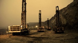 Drills at Capstone's Minto project in the Yukon. Source: Capstone Mining