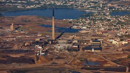An aerial shot of HudBay's processing facilities in Flin Flon, Manitoba. Source: HudBay Minerals