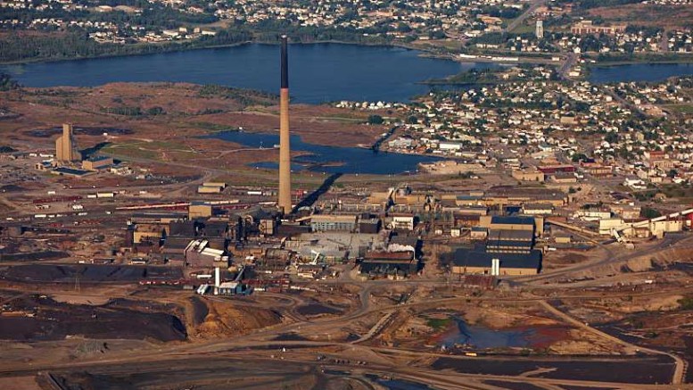 An aerial shot of HudBay's processing facilities in Flin Flon, Manitoba. Source: HudBay Minerals