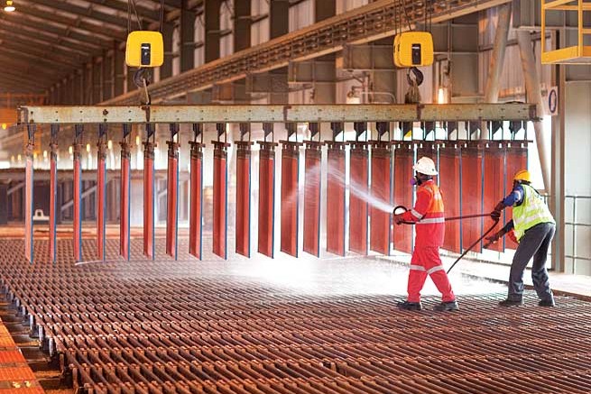 Processing facilities at Freeport's Tenke Fungurume mine in the Democratic Republic of Congo. Source: Freeport McMoRan