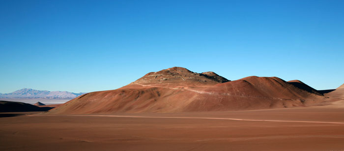 Goldrock Mines' flagship Lindero gold project, 250 km west of the city of Salta in northwestern Argentina. Source: Goldrock Mines