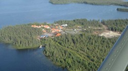 Mega Precious Metals' camp at the Monument Bay gold-tungsten project in northeastern Manitoba. Source: Mega Precious Metals