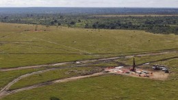 Two drill rigs at Ivanplats' Kamoa copper project in the Democratic Republic of the Congo. Source: Ivanplats