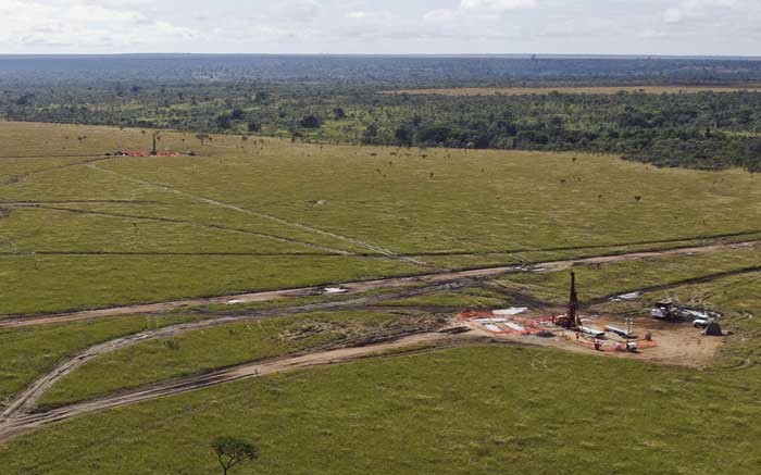 Two drill rigs at Ivanplats' Kamoa copper project in the Democratic Republic of the Congo. Source: Ivanplats