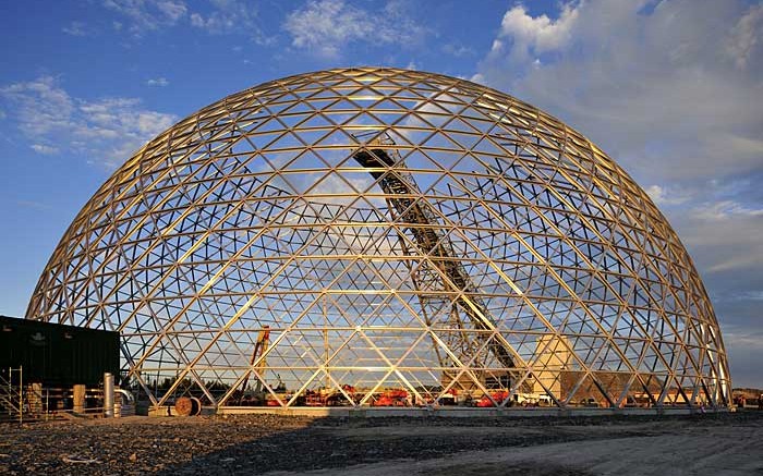 An ore storage dome at the Detour Lake mine in Ontario. Source: Detour Gold