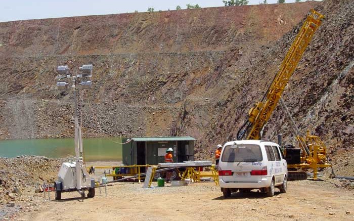 Drilling equipment at Vista Gold's  Mt Todd project in Australia. Source: Vista Gold