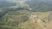 An aerial shot of Touchstone's camp at the Segovia gold project in north-western Colombia.